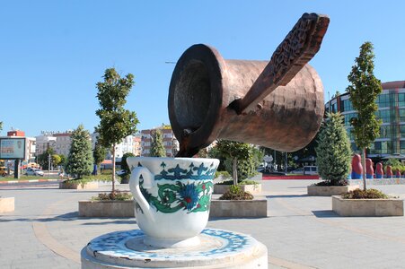 Cup coffee turkey