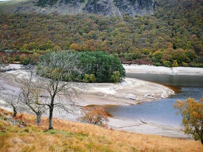 Nature dehydrated mountains