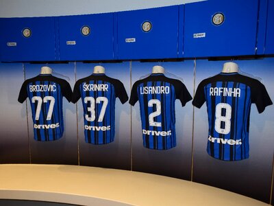 Inter milan uniforms blue room