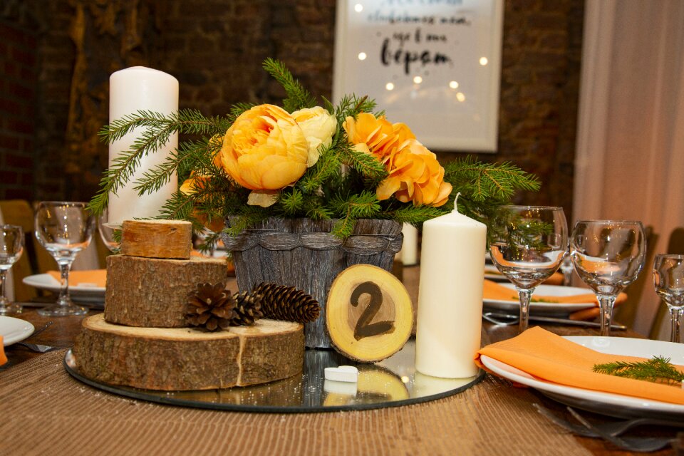 Holiday bouquet background