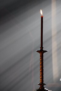 Light gray candle gray candles