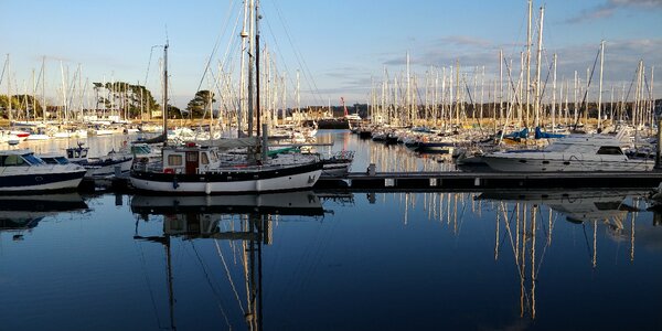 Sea boats brittany
