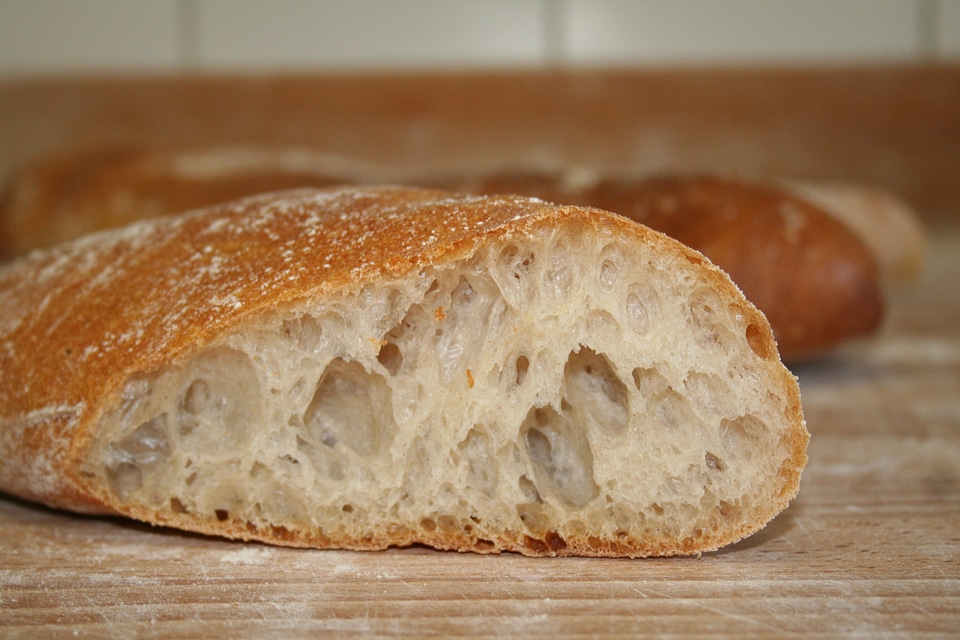 Dough pastries bake
