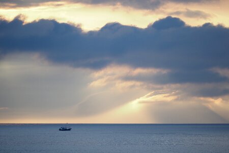 Sea sunset times