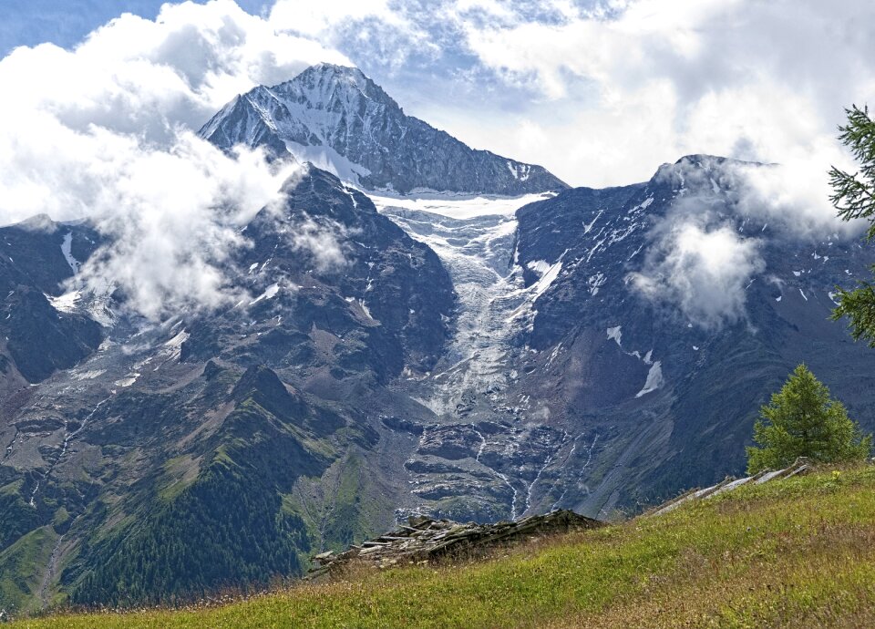 Glacier switzerland landscape