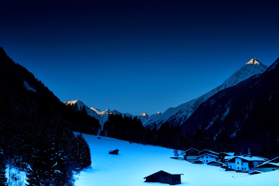 Austria mountains panorama