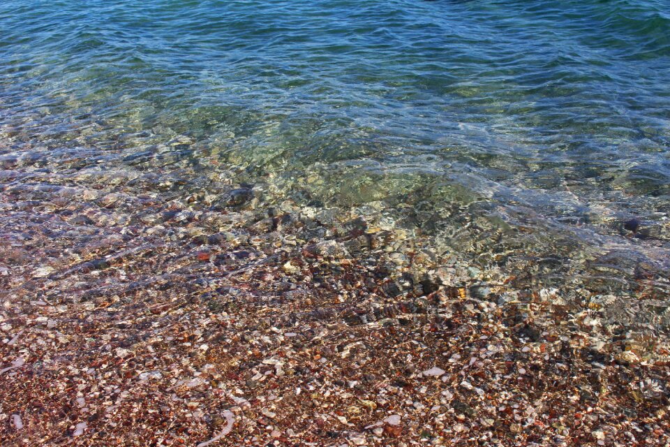 Water crystal clear waters