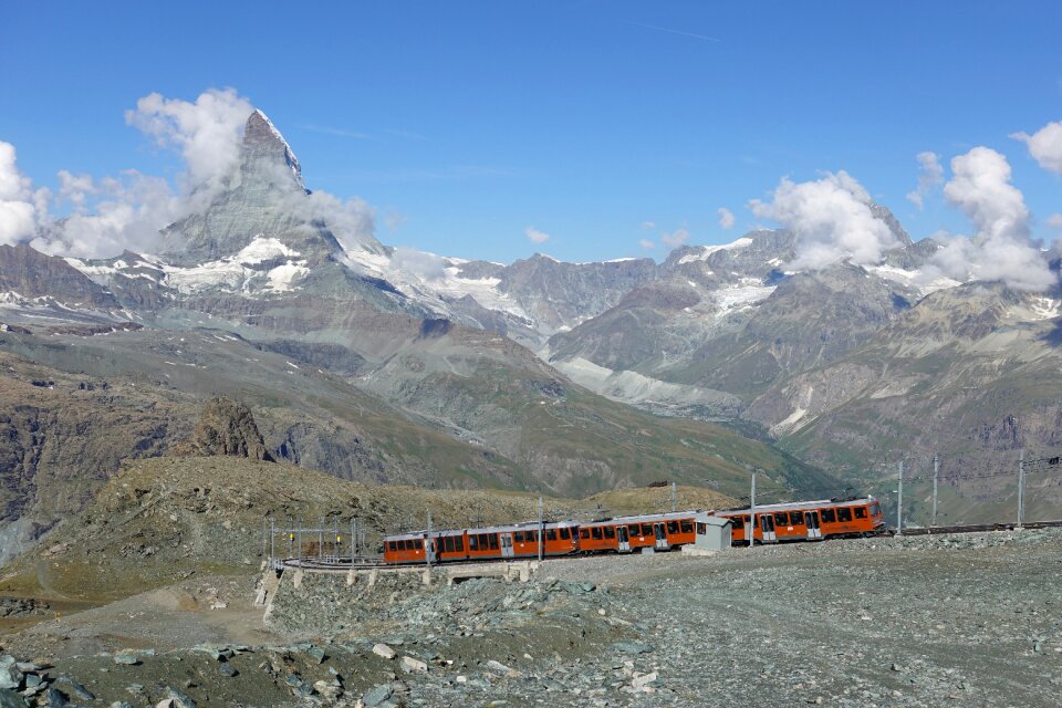 The matterhorn alps nature
