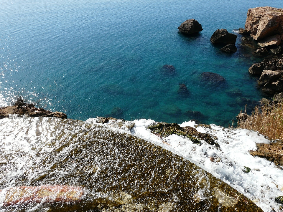 Coast sea düden waterfall