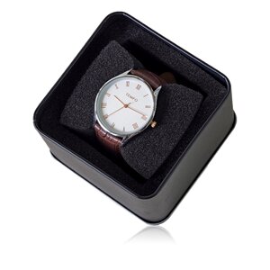 Isolated white watch photo