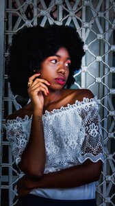 Portrait beautiful model