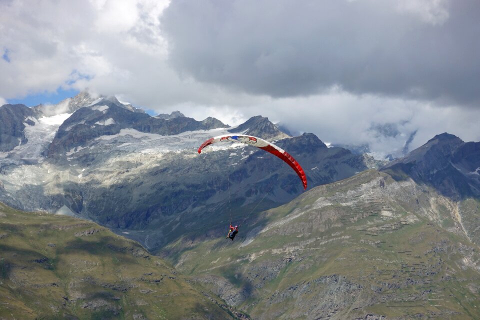 Alps nature paragliding