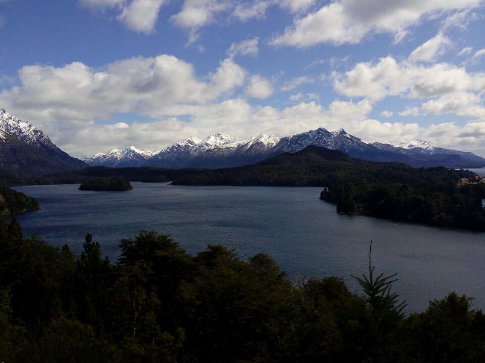 Mountains nature sky