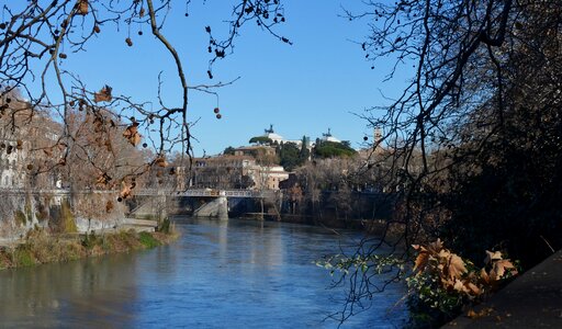 Bridge winter view