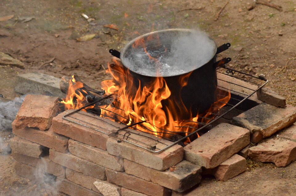Stove firewood brick