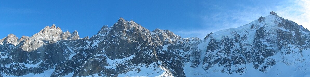 Snow winter rocks photo