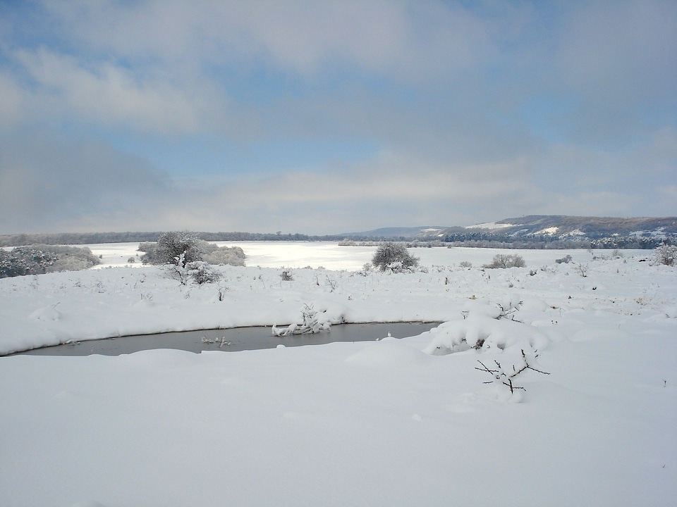 Winter snow ice photo