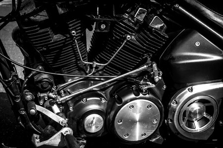 Engine power motorcycle photo