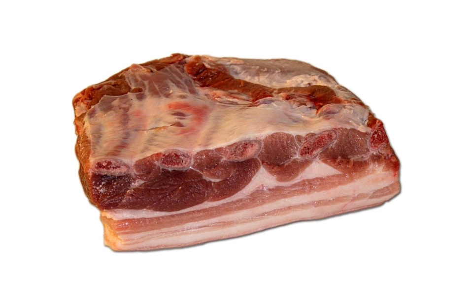 Tuna belly fat rind