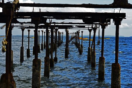 Puerto montt cove sea