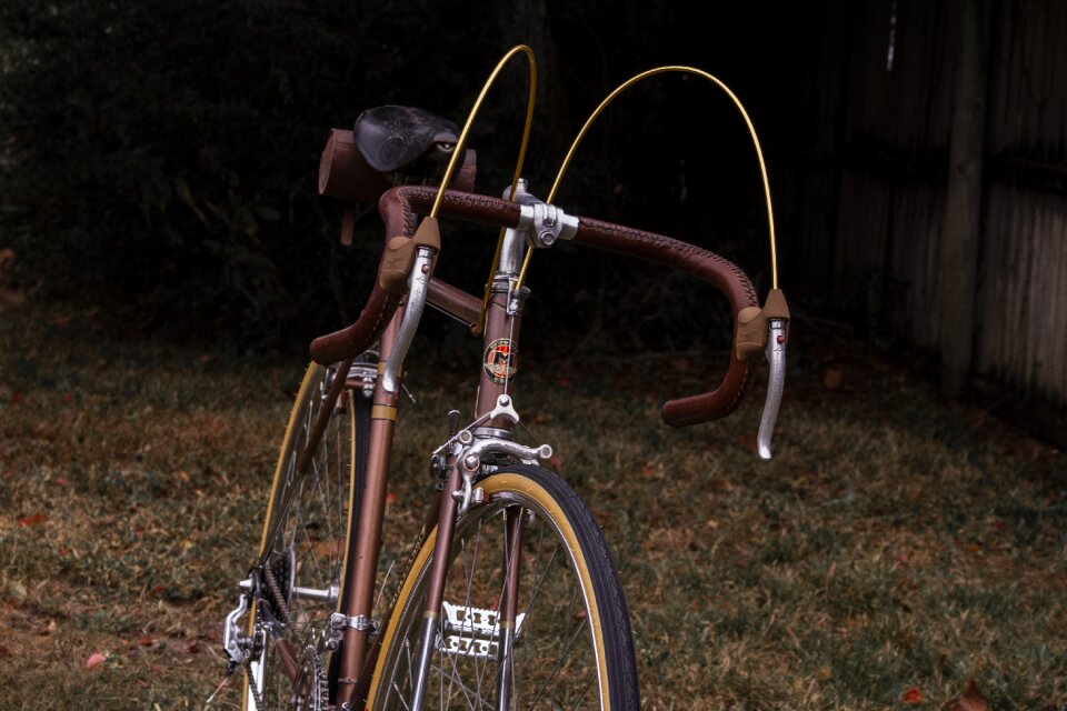 Leather bicycle vintage