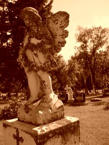 Cemetery headstone stone photo