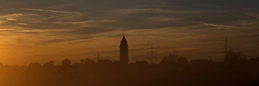 Church village haze photo