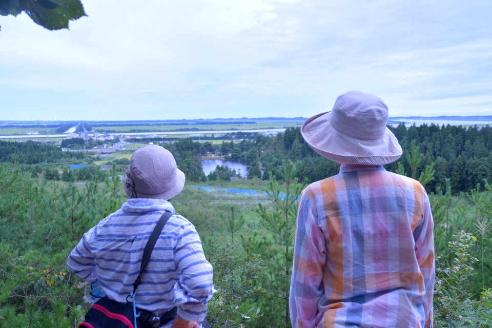 Hiking vacation sky