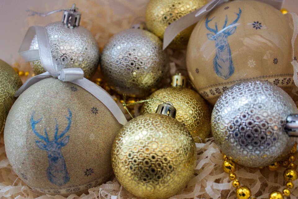 New year's eve christmas ornament