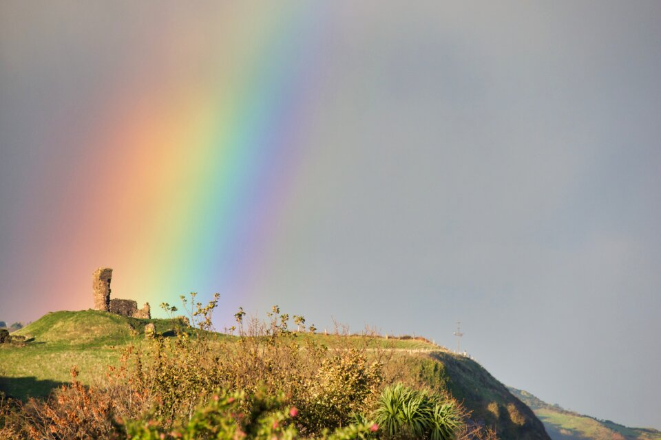 Burgruine northern ireland coast