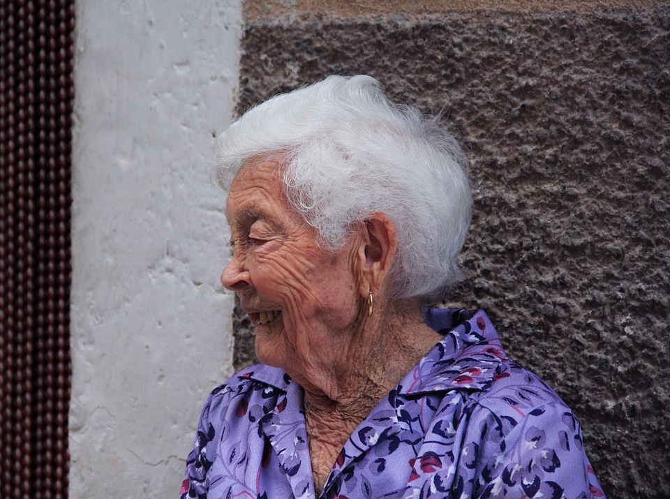Elderly senior female