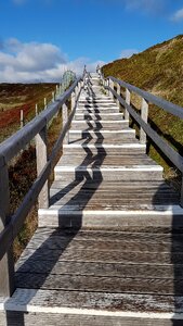 Island landscape stairs
