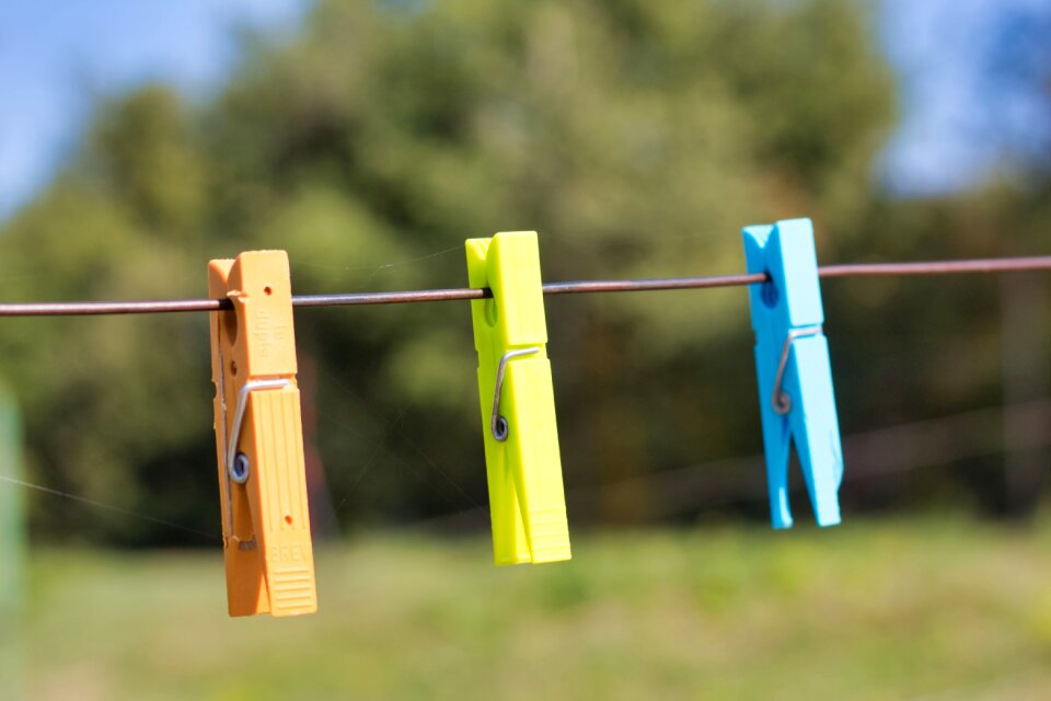 Colorful clamp rope