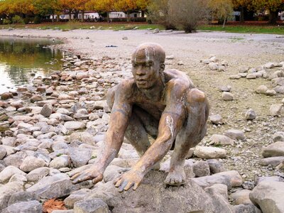 Radolfzell am bodensee art pewter statue