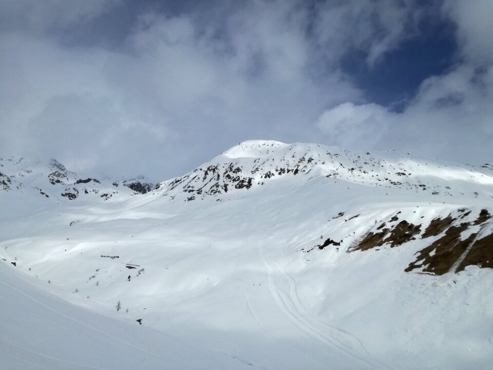 Mountain peaks mountains wintry