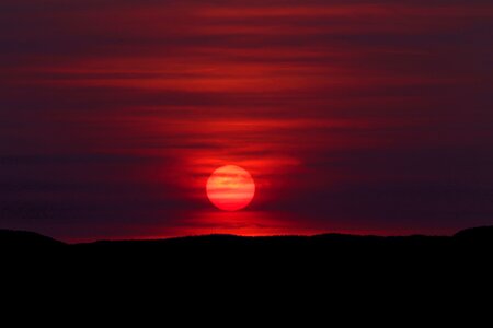 Sun twilight evening