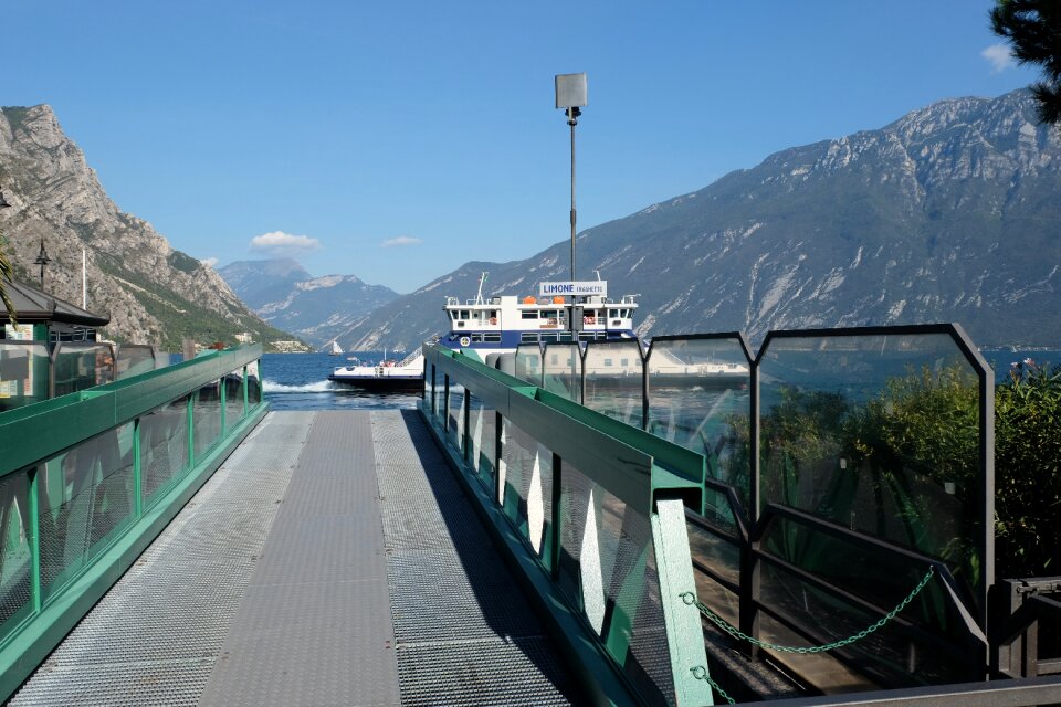 Pier bergsee leisure