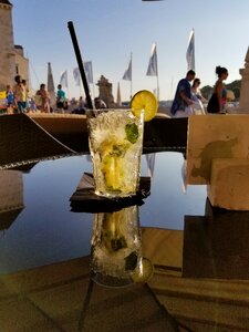 Lemon refreshing mojito photo