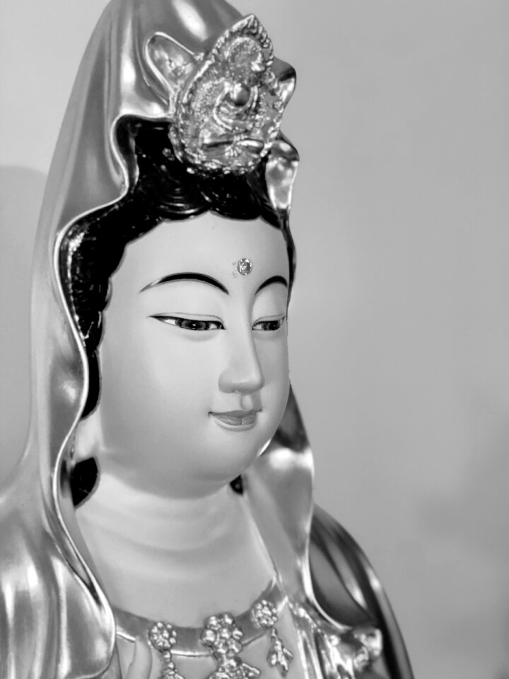 A kindly face serenity mercy