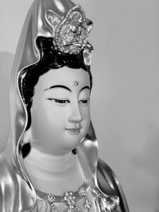 A kindly face serenity mercy