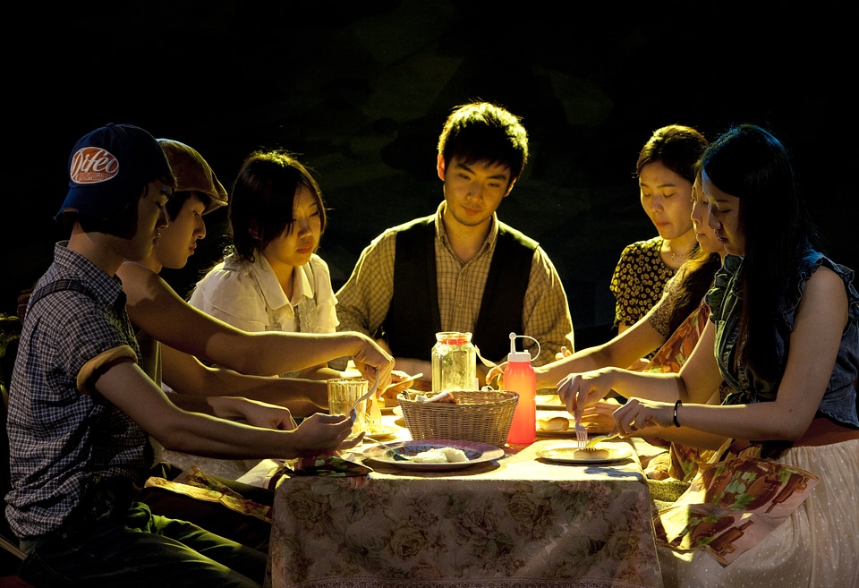 Theatre monologue dining