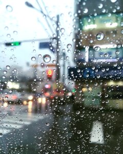 Raindrops background surface photo