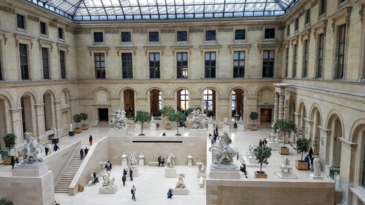 Inside statues horses