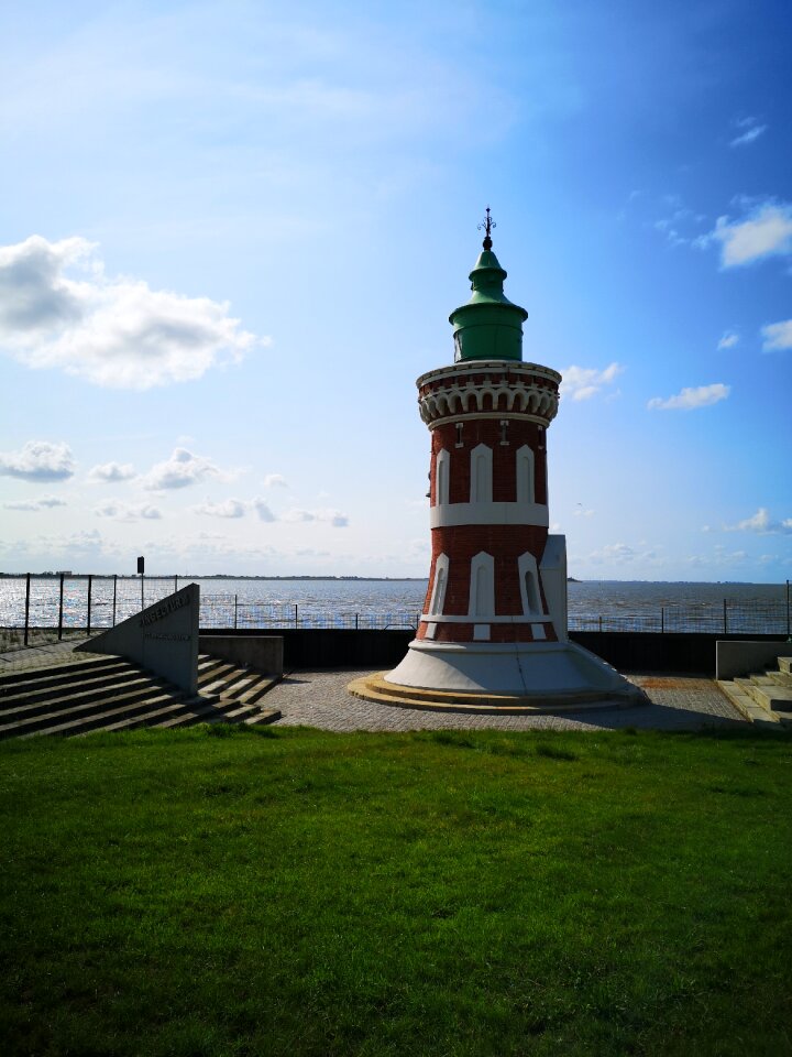 Coast lighthouse sea