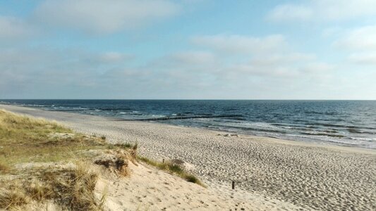 Baltic sea sand beach coast photo