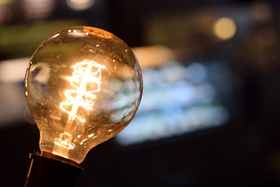 Bulb lighting interior