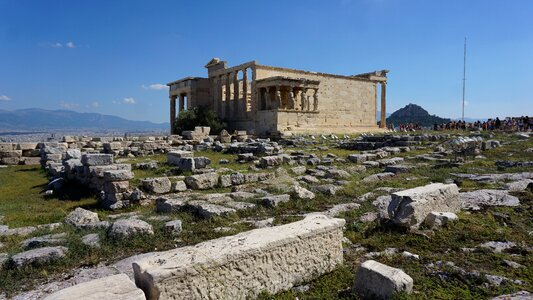 Greece column city photo