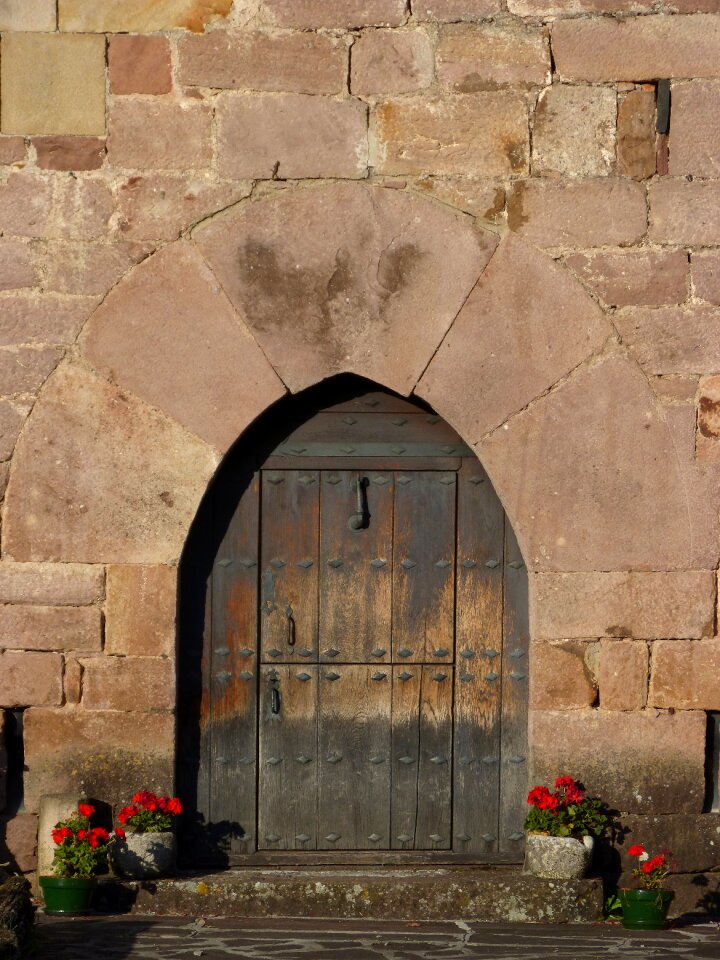 Medieval carved stone navarre