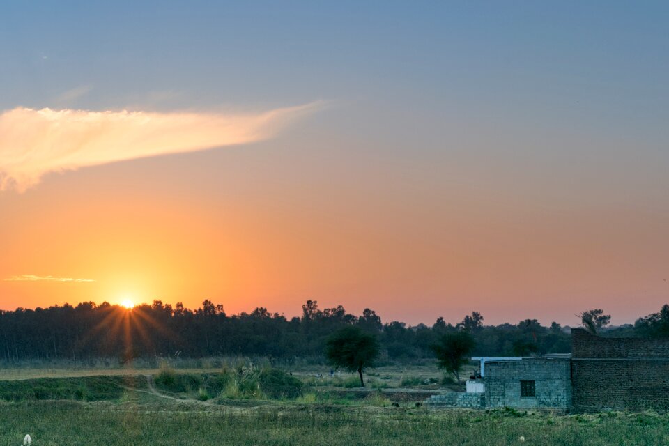 Dusk evening mood