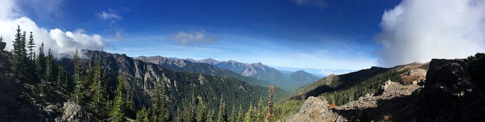 Clouds mountains outdoor photo